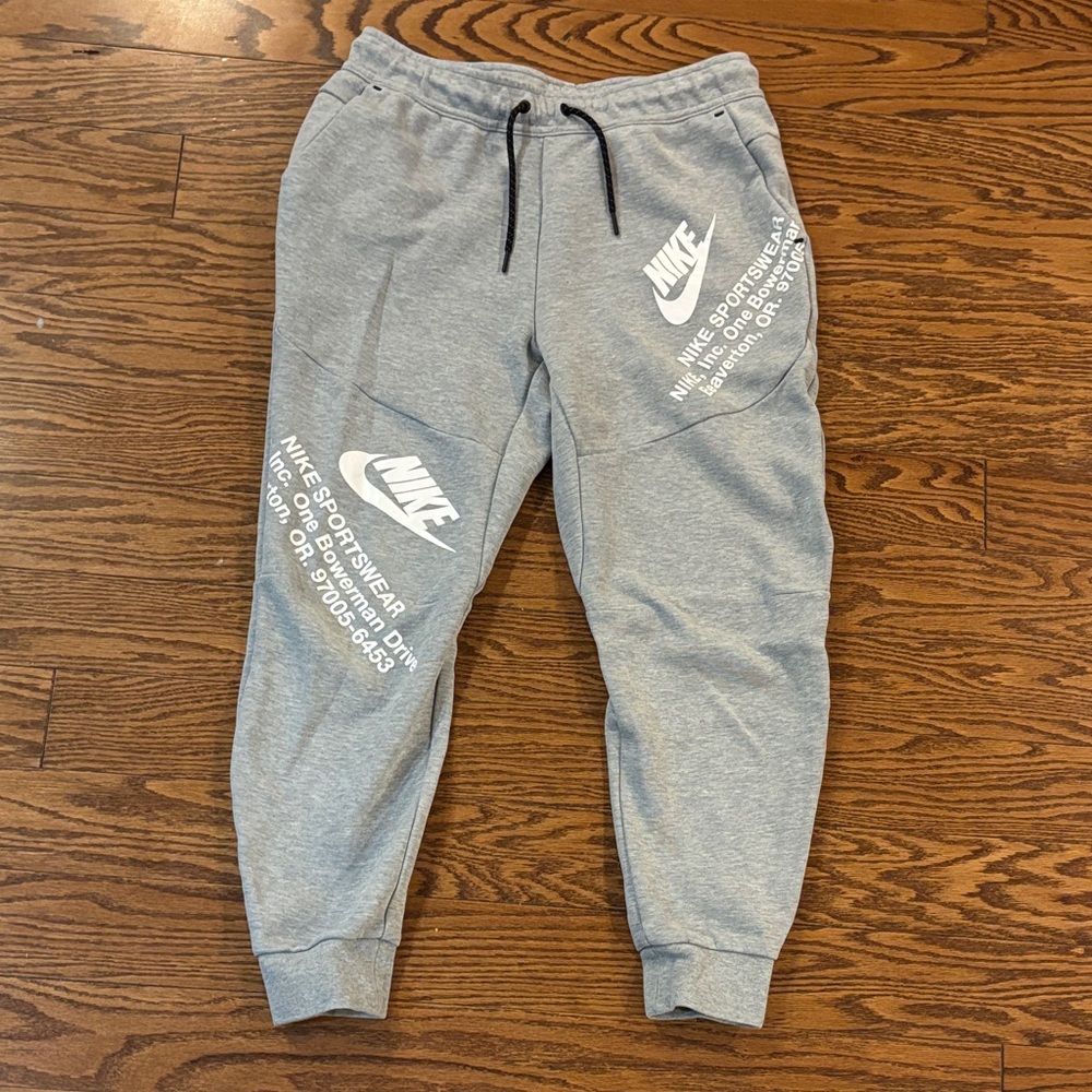 Nike Tech Sportswear Gray Joggers / Sweatpants One Bowerman Beaverton, OR